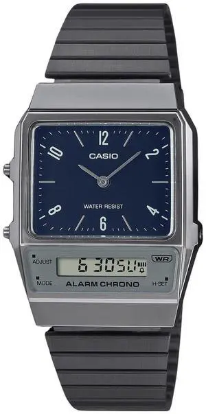 Casio Vintage Analog-Digital Alarm Chrono Dual Time AQ-800EB-2A Unisex Watch