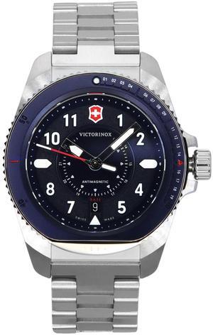 Victorinox Journey 1884 Swiss Made Blue Dial Quartz Diver 241978 200M Mens Watch