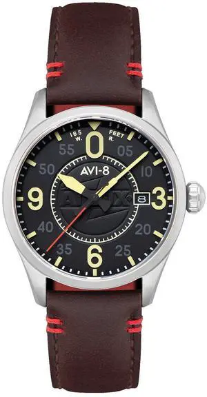 AVI-8 Spitfire Smith Airfix Edition Granite Black Dial AV-4090-08 50M Mens Watch AVI-8 Spitfire Smith Airfix Edition Granite Black Dial AV-4090-08 50M Mens Watch
