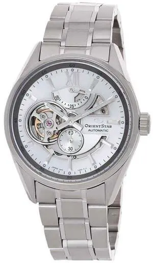 Orient Star Contemporary Stainless Steel Skeleton RE-AV0125S00B 100M Mens Watch