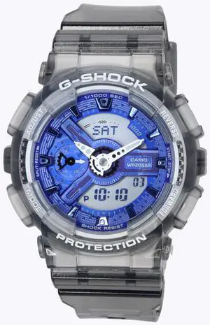 Casio G-SHOCK Analog-Digital Blue Dial Quartz GMA-S110TB-8A 200M Ladies Watch