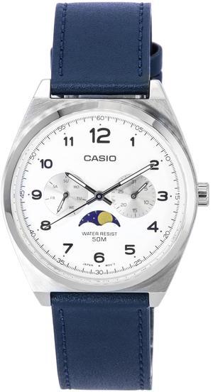Casio Moon Phase Day/Date White Dial Japan Mov't Quartz MTP-M300L-7A Mens Watch