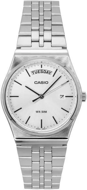 Casio Standard Silver Dial Quartz Dress Men's Watch MTP-B146D-7AV Casio Standard Silver Dial Quartz Dress Men's Watch MTP-B146D-7AV