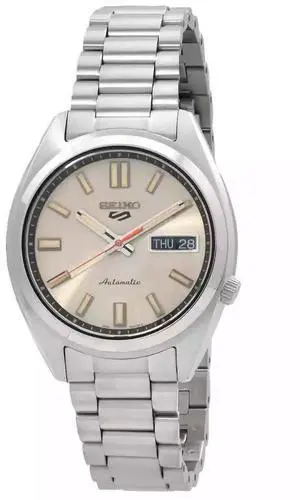 Seiko 5 Sports Beige Dial Automatic Sports 100M Men's watch SRPK91K1