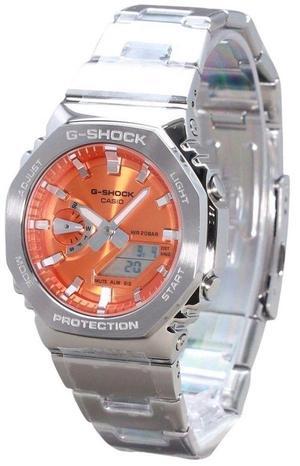 Casio G-Shock Orange Dial Quartz Sports 200M Men's Watch GM-2110D-4A
