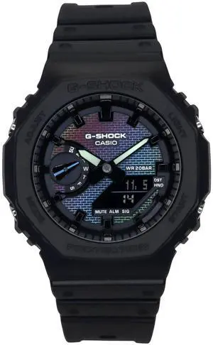 Casio G-Shock Multicolor Dial Quartz Sport 200M Men's Watch GA-2100RW-1A