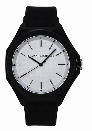 Armani Exchange Silicone Strap White Dial Quartz AX4600 Men's Watch Armani Exchange Silicone Strap White Dial Quartz AX4600 Men's Watch