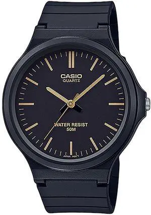 Casio Standard Analog Resin Strap Black Dial Quartz MW-240-1E2V Men's Watch