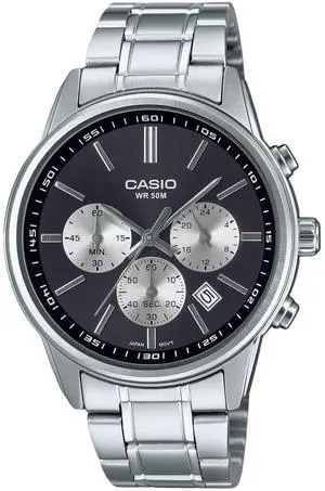 Casio Standard Chronograph Grey Dial Quartz Men's Watch MTP-E515D-1AV