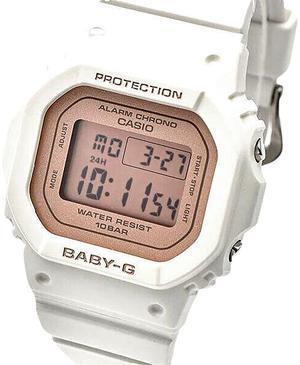 Casio Baby-G Digital White Resin Strap Quartz BGD-565SC-4 100M Women's Watch