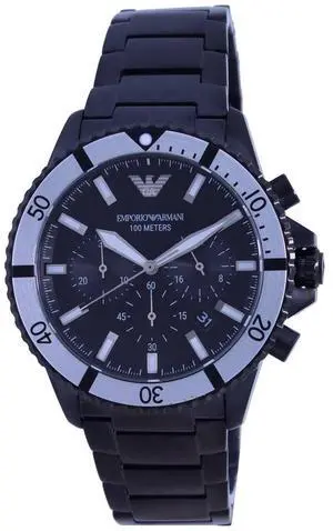 Emporio Armani Diver Chronograph Quartz AR80050 100M Men's Watch
