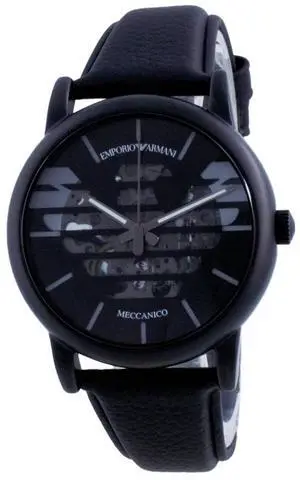 Emporio Armani Luigi Skeleton Leather Automatic AR60032 Men's Watch