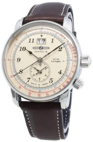 Zeppelin LZ126 Los Angeles 8644-5 86445 Quartz Pulsometer Men's Watch