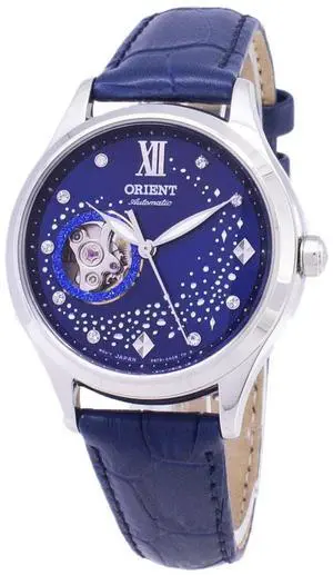 Orient Automatic RA-AG0018L10B Open Heart Dimond Accents Women's Watch