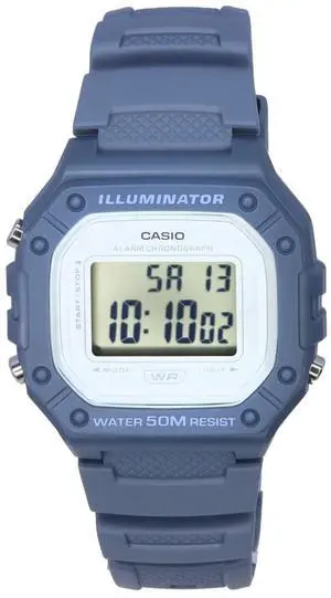Casio Youth Digital Grey Dial Quartz W-218HC-2A W218HC-2 Unisex Watch