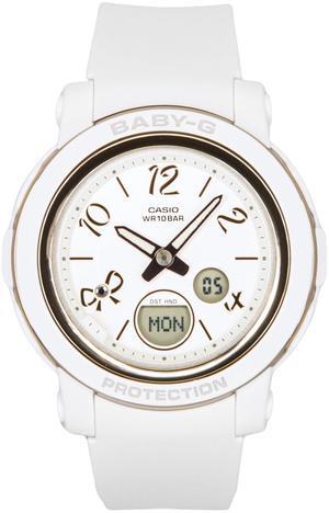 Casio Baby-G White Dial Quartz Sports 100M Women's Watch BGA-290RA-7A