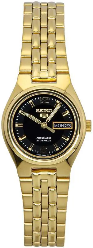 Seiko 5 #SYMK38K1 Women's Gold Tone Self Winding Automatic Watch