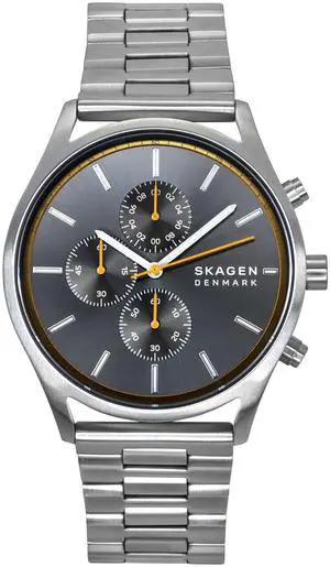 Skagen Holst Chronograph Sunray Grey Dial Quartz Men's Watch SKW6926
