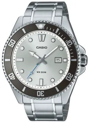 Casio Standard Silver Dial Quartz Sports 200M Men's Watch MDV-107D-7AV
