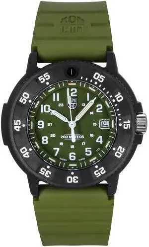 Luminox Original Green Dial Quartz Diver's 200M Men's Watch XS.3013.EVO.S