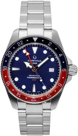 Certina DS Blue Dial Automatic Diver's 200M Men's Watch C032.929.11.041.00