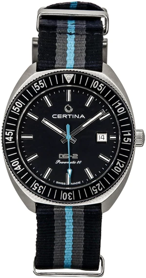 Certina DS-2 Black Dial Automatic Diver's 200M Men's Watch C024.607.48.051.10 Certina DS-2 Black Dial Automatic Diver's 200M Men's Watch C024.607.48.051.10