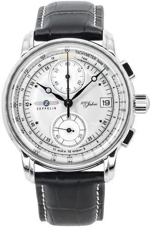 Zeppelin 100 Jahre Chronograph Silver Dial Quartz Men's Watch 86701 Zeppelin 100 Jahre Chronograph Silver Dial Quartz Men's Watch 86701