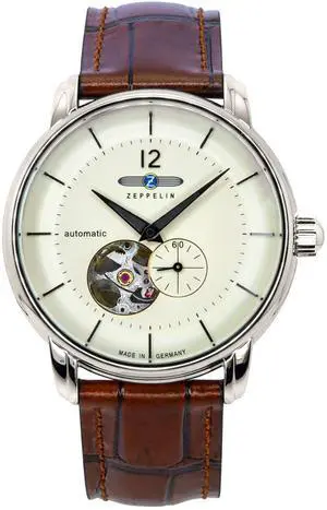 Zeppelin LZ-120 Bodensee Beige Dial Automatic Dress Men's Watch 81661
