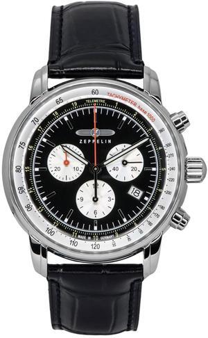 Zeppelin LZ 14 Marine Chronograph Black Dial Quartz Men's Watch 88882