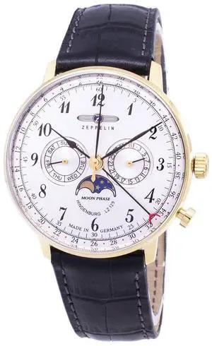 Zeppelin Series LZ 129 Hindenburg Germany Made 7038-1 70381 Men's Watch