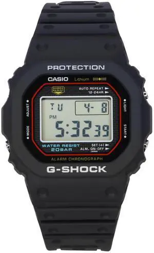Casio G-Shock Black Dial Quartz Sports 200M Men's Watch DW-5000R-1A Casio G-Shock Black Dial Quartz Sports 200M Men's Watch DW-5000R-1A