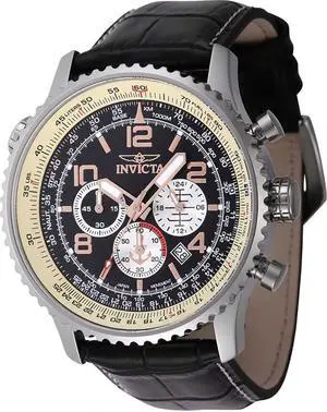 Invicta Ocean Chronograph Black Dial Quartz Diver's 200M Men's Watch 47255