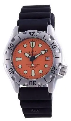 Ratio FreeDiver Professional 500M Sapphire Automatic 32BJ202A-ORG Men's Watch
