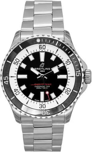 Breitling Superocean Black Dial Automatic Diver's 300M Men's Watch A17375211B1A1