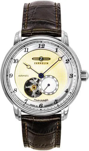 Zeppelin Friedrichshafe Gold Dial Automatic Casual Men's Watch 85665 Zeppelin Friedrichshafe Gold Dial Automatic Casual Men's Watch 85665