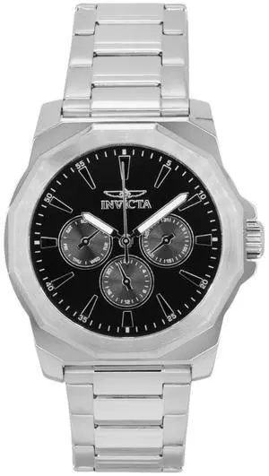 Invicta Speedway Stainless Steel Black Dial Quartz 46842 Men's Watch