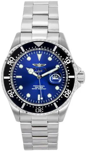 Invicta Pro Diver Blue Dial Quartz Diver's 200M Men's Watch 22054