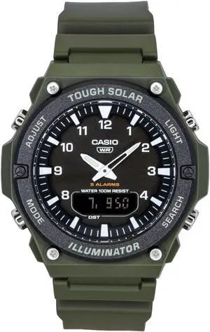 Casio Standard Black Dial Solar Sports 100M Men's Watch AQ-S820W-3BV