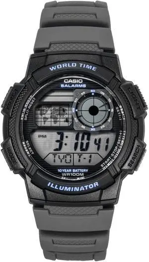 Casio Standard Digital Resin Strap Quartz AE-1000W-8AV 100M Men's Watch Casio Standard Digital Resin Strap Quartz AE-1000W-8AV 100M Men's Watch