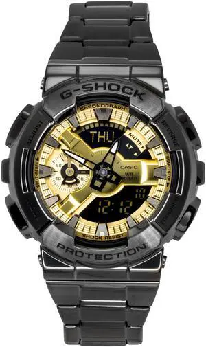 Casio G-Shock Gold Dial Quartz Sports 200M Men's Watch GM-110BD-1A9