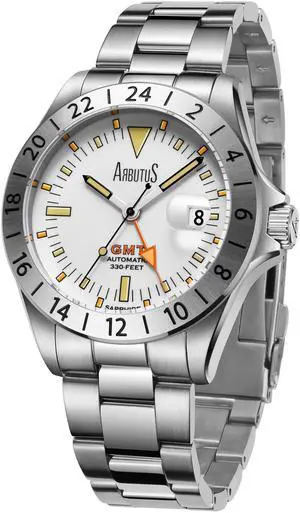 Arbutus Limited Edition White Dial Automatic Sports 100M Men's Watch AR9922SWS
