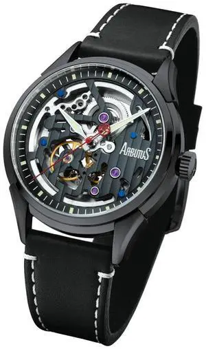Arbutus Wall Street Black Dial Automatic Casual Men's Watch AR1801BBB