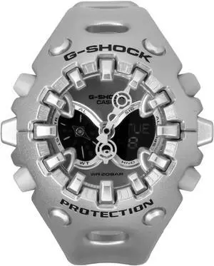 Casio G-Shock Silver Dial Quartz Sports 200M Unisex Watch GA-V01A-8A