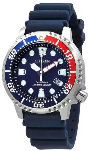 Citizen Promaster Dive Polyurethane Strap Blue Dial Eco-Drive BN0168-06L 200M Men's Watch Citizen Promaster Dive Polyurethane Strap Blue Dial Eco-Drive BN0168-06L 200M Men's Watch