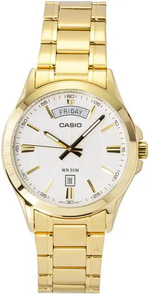 Casio Standard Analog White Dial Quartz Casual Men's Watch MTP-1381GD-7AV