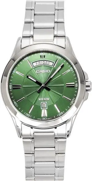 Casio Standard Analog Green Dial Quartz Casual Men's Watch MTP-1381D-3AV