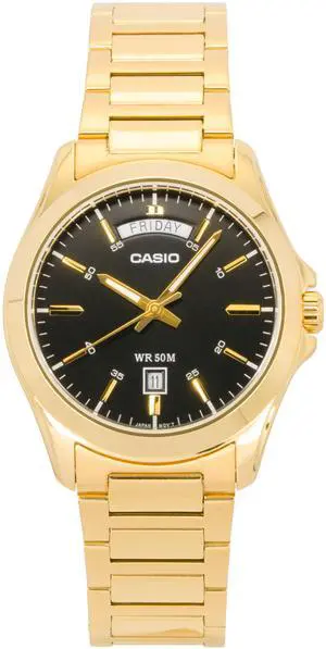 Casio Standard Analog Black Dial Quartz Casual Men's Watch MTP-1370G-1AV