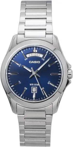 Casio Standard Analog Blue Dial Quartz Casual Men's Watch MTP-1370D-2A2V