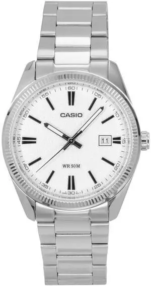 Casio Standard Analog White Dial Quartz Casual Unisex Watch MTP-1302DA-7AV