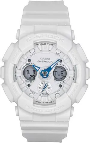 Casio G-Shock White Dial Quartz Sports 200M Women's Watch GMA-S120SA-7A2